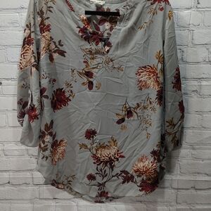 Floral Print Women's Top